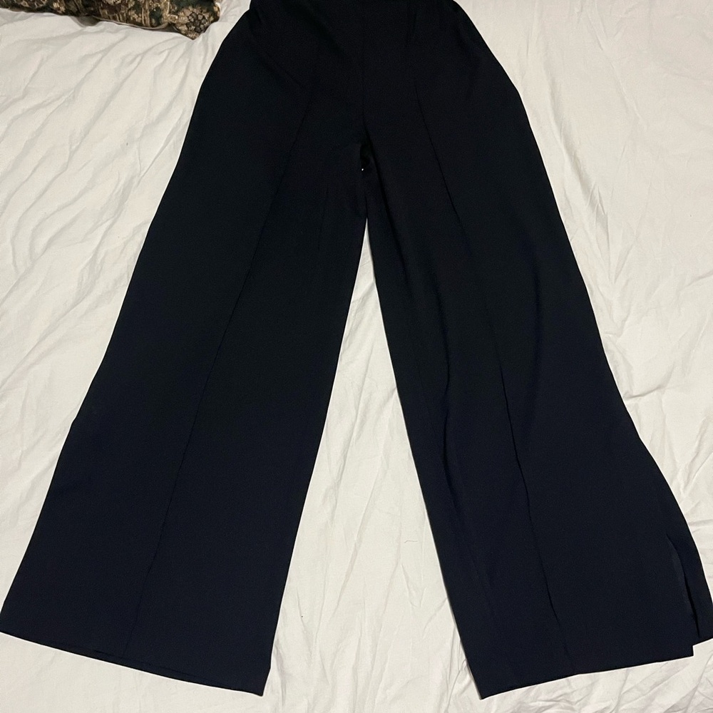 H&M Classic Black Wide-Leg Pants